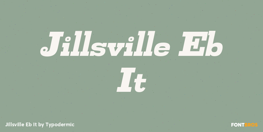 Jillsville Eb It Font Poster #1