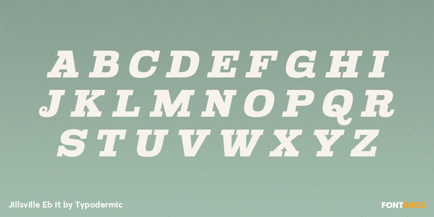 Jillsville Eb It Font Poster #2