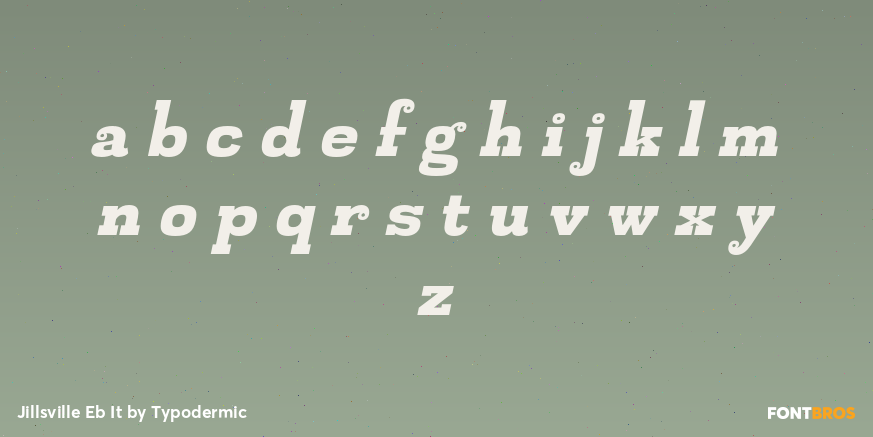 Jillsville Eb It Font Poster #3