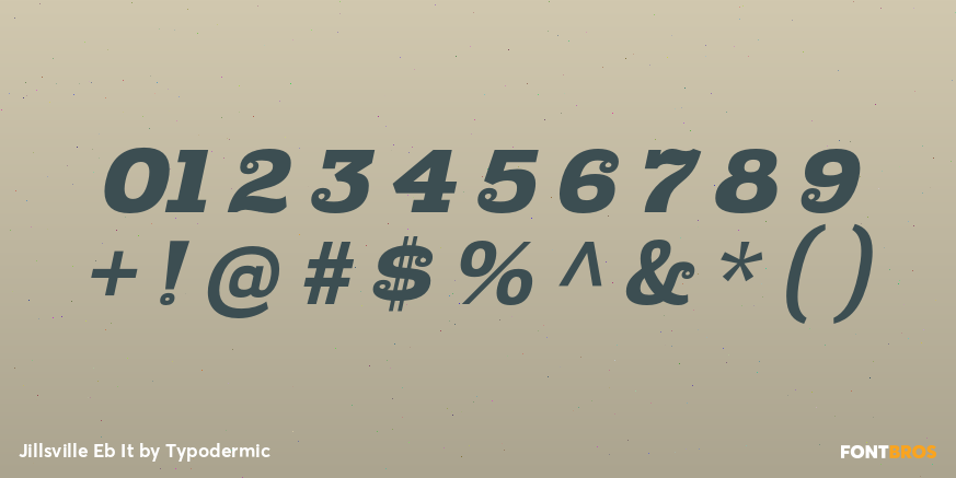 Jillsville Eb It Font Poster #4