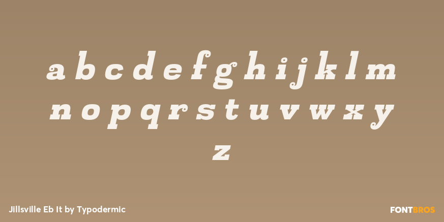 Jillsville Eb It Font Poster #1