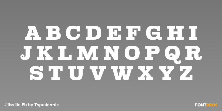 Jillsville Eb Font Poster #2