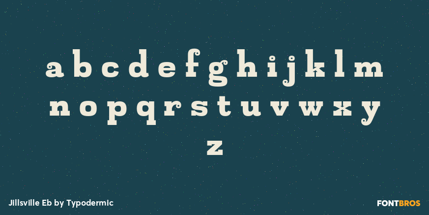 Jillsville Eb Font Poster #3