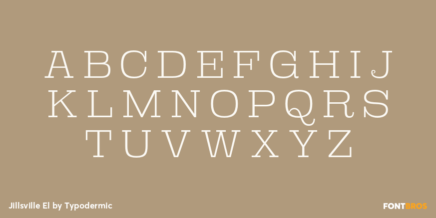 Jillsville El Font Poster #2