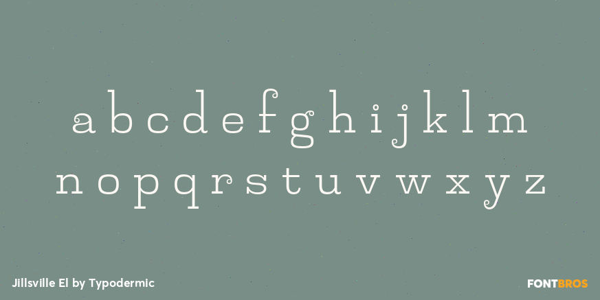 Jillsville El Font Poster #3