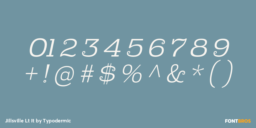 Jillsville Lt It Font Poster #4