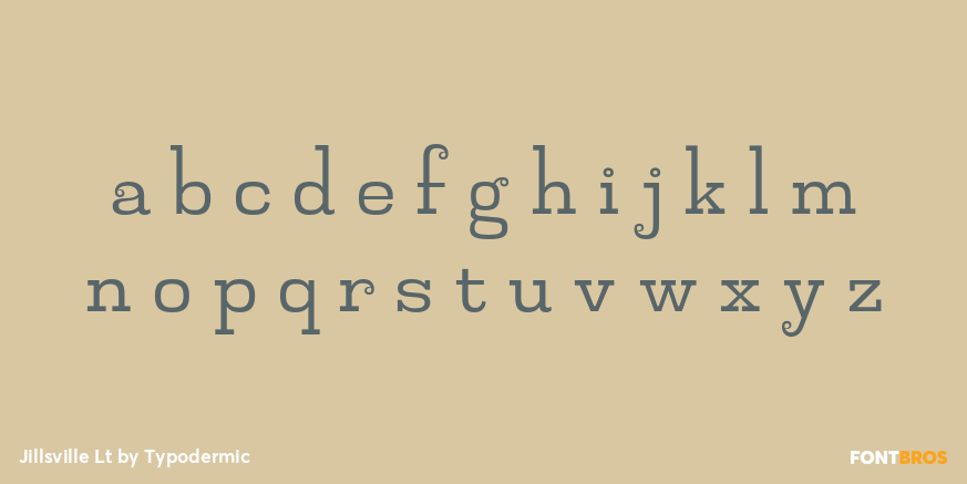 Jillsville Lt Font Poster #3