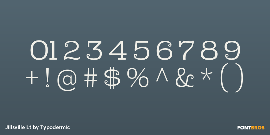 Jillsville Lt Font Poster #4