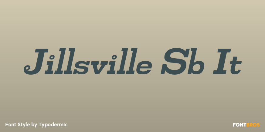 Jillsville Sb It Font Poster #1