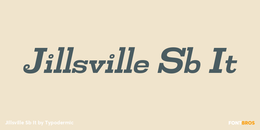 Jillsville Sb It Font Poster #1