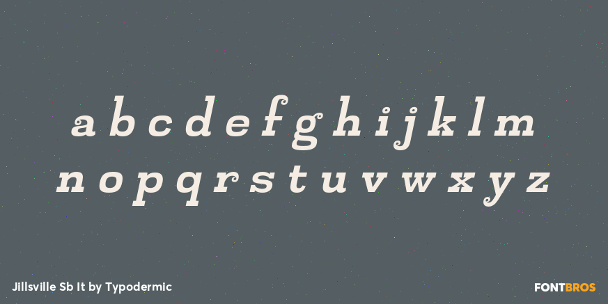 Jillsville Sb It Font Poster #3