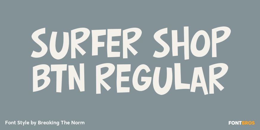 Surfer Shop BTN Regular Poster