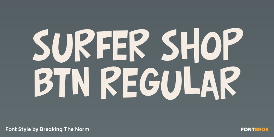 Surfer Shop BTN Regular Poster