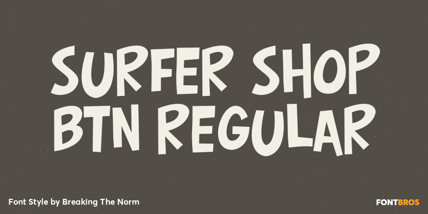 Surfer Shop BTN Regular Poster