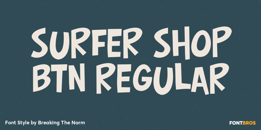 Surfer Shop BTN Regular Poster