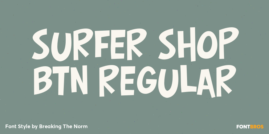 Surfer Shop BTN Regular Poster