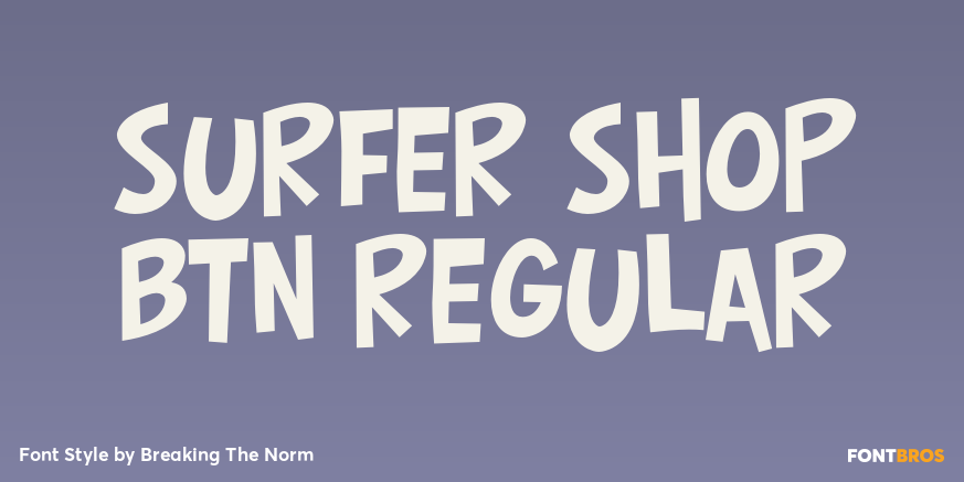 Surfer Shop BTN Regular Poster