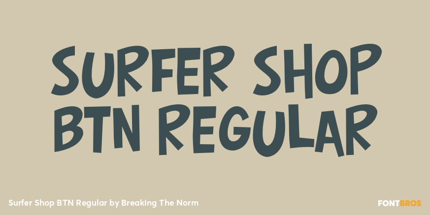 Surfer Shop BTN Regular Poster