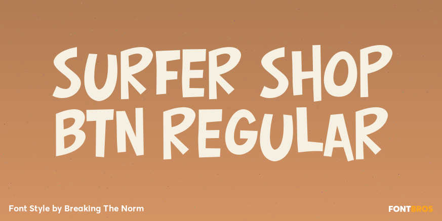 Surfer Shop BTN Regular Poster