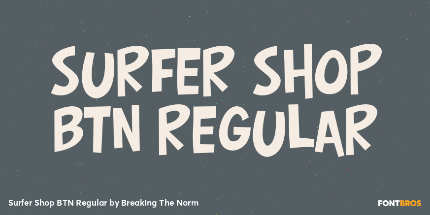 Surfer Shop BTN Regular Poster