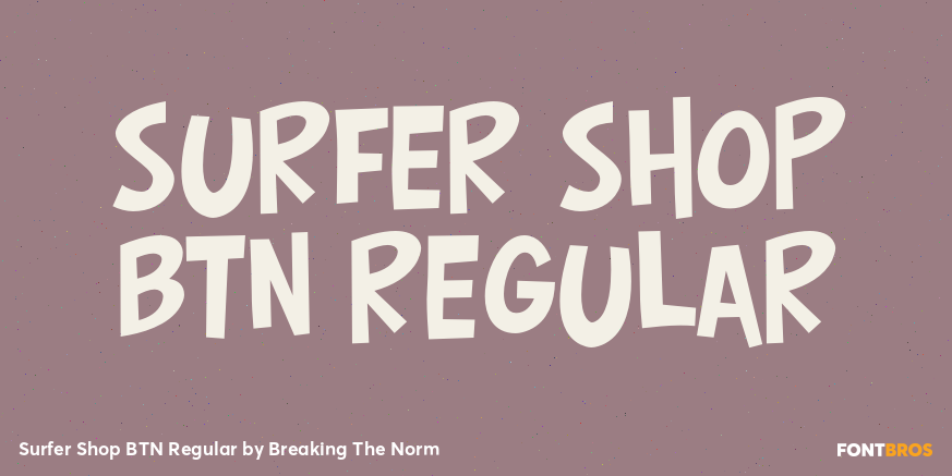 Surfer Shop BTN Regular Poster