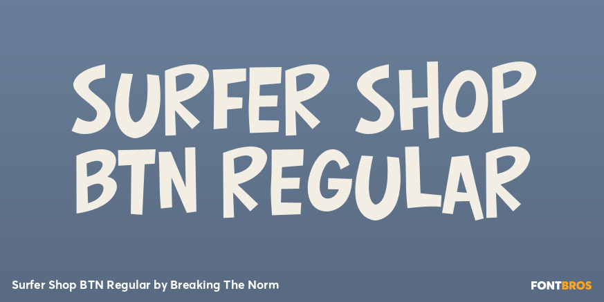 Surfer Shop BTN Regular Poster