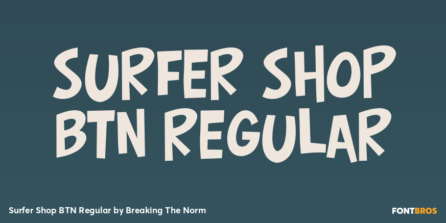 Surfer Shop BTN Regular Poster