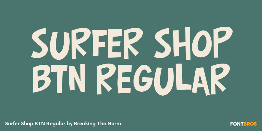 Surfer Shop BTN Regular Poster