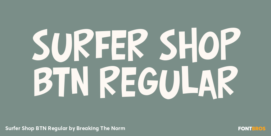 Surfer Shop BTN Regular Poster