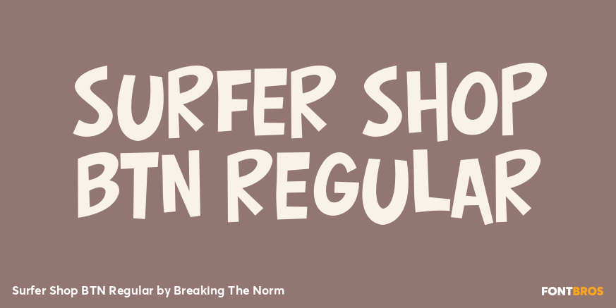 Surfer Shop BTN Regular Poster