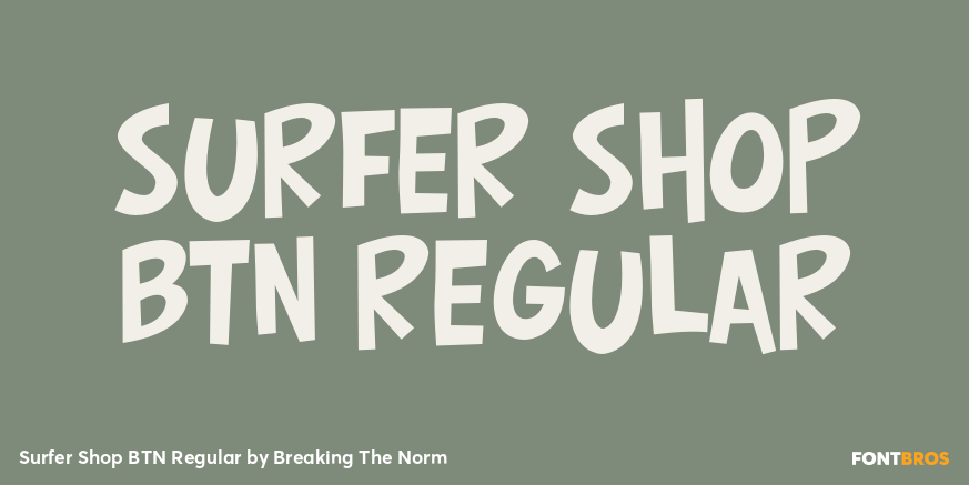 Surfer Shop BTN Regular Poster