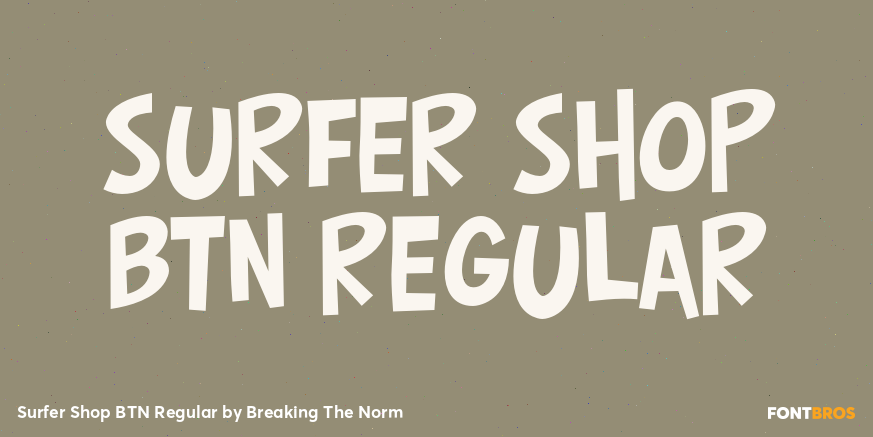 Surfer Shop BTN Regular Poster