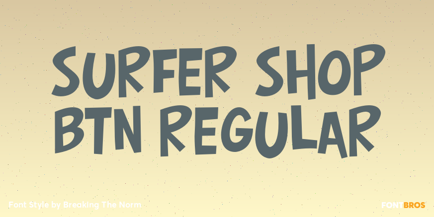 Surfer Shop BTN Regular Poster