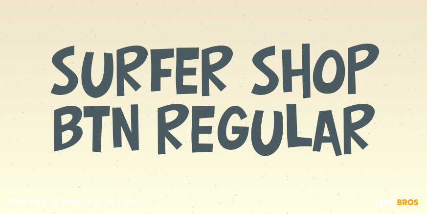 Surfer Shop BTN Regular Poster