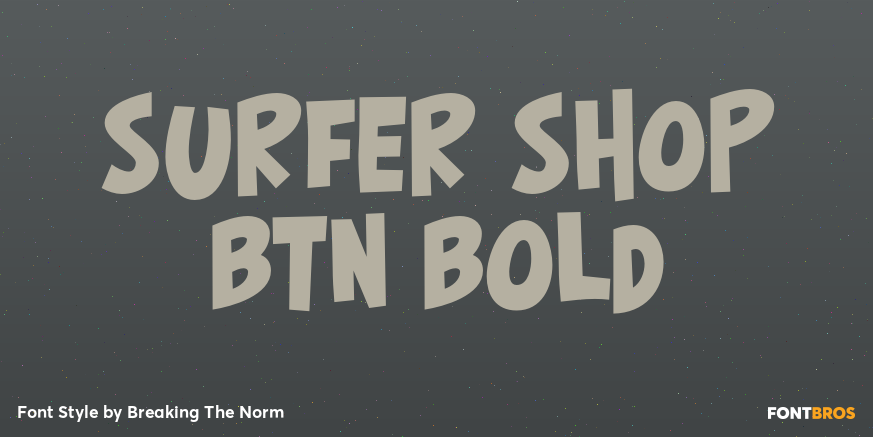 Surfer Shop BTN Bold Poster