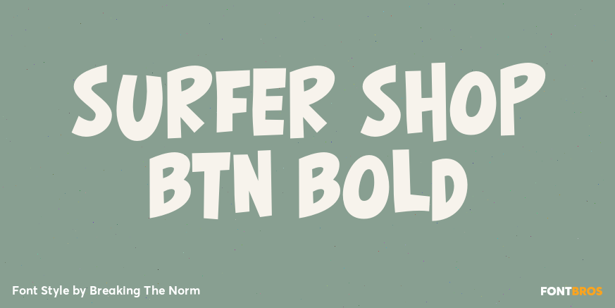 Surfer Shop BTN Bold Poster
