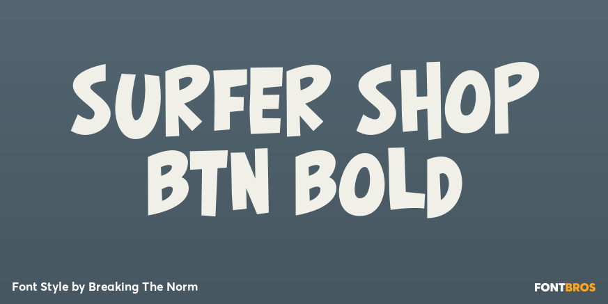 Surfer Shop BTN Bold Poster