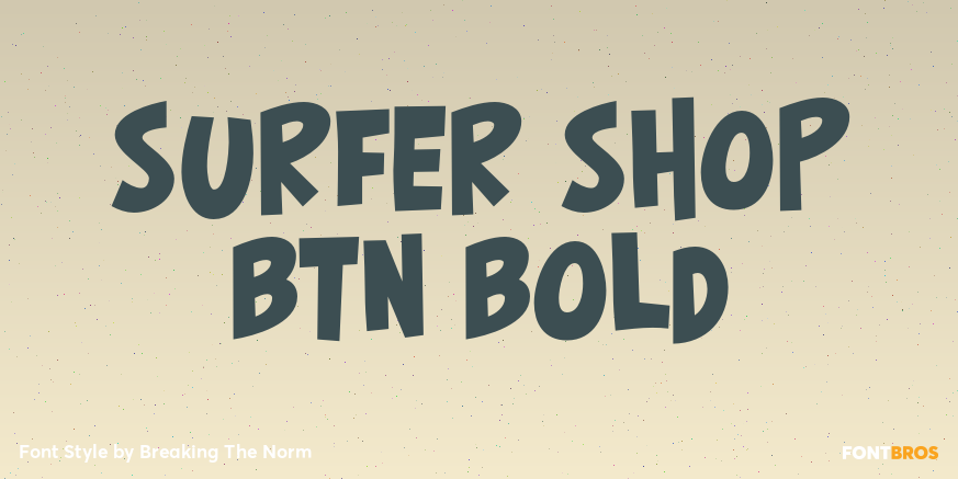 Surfer Shop BTN Bold Poster