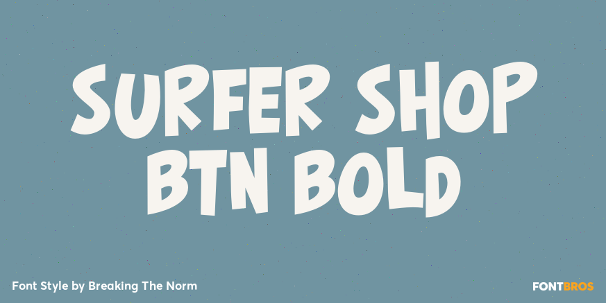 Surfer Shop BTN Bold Poster