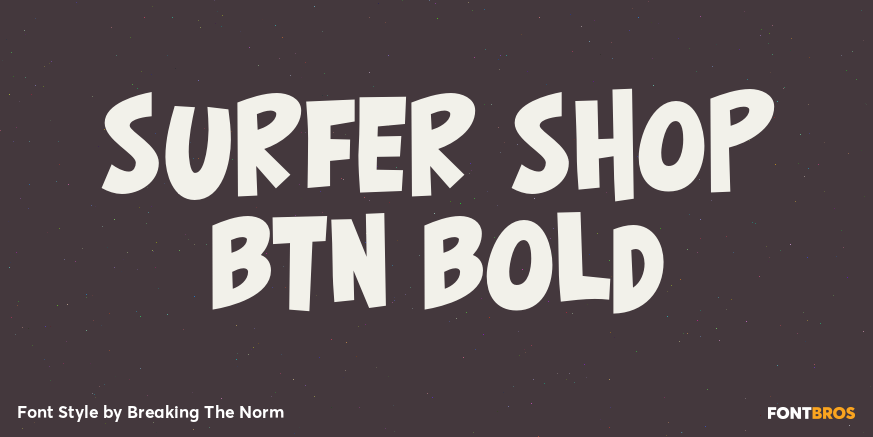 Surfer Shop BTN Bold Poster