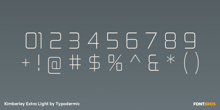 Kimberley Extra Light Font Poster #4