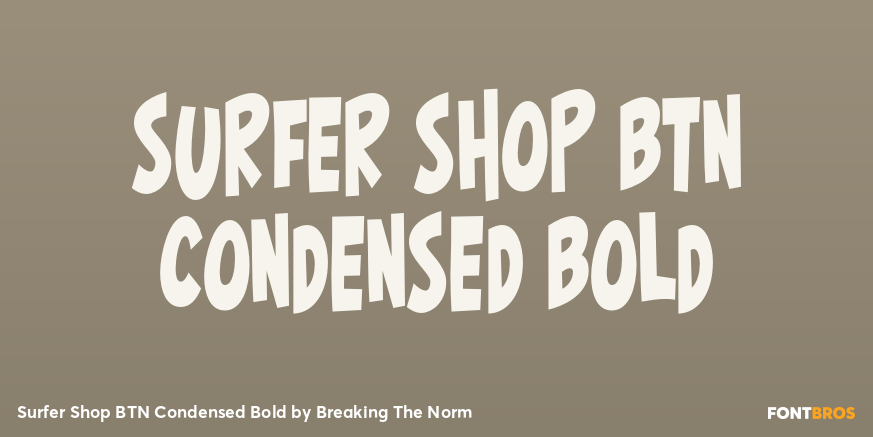 Surfer Shop BTN Condensed Bold Poster