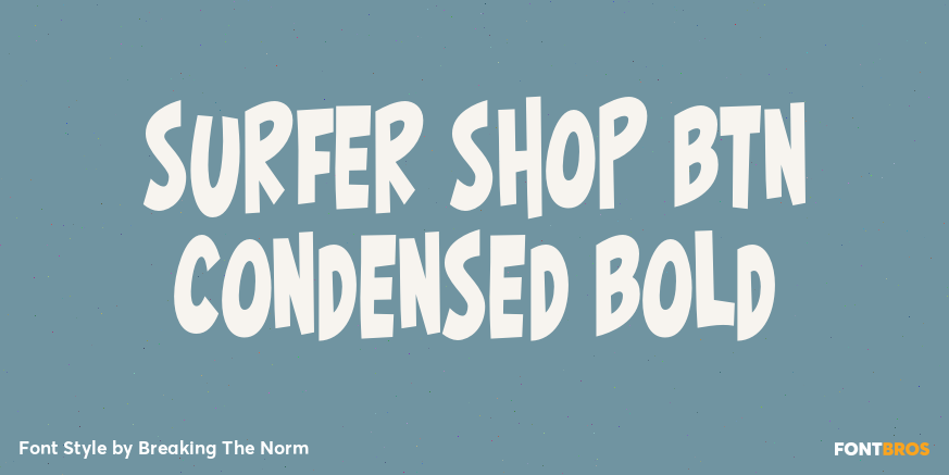 Surfer Shop BTN Condensed Bold Poster