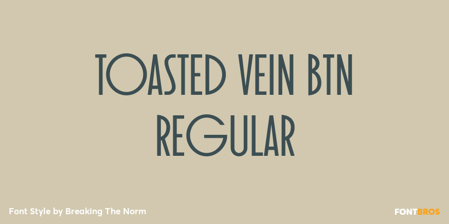 Toasted Vein BTN Regular Poster