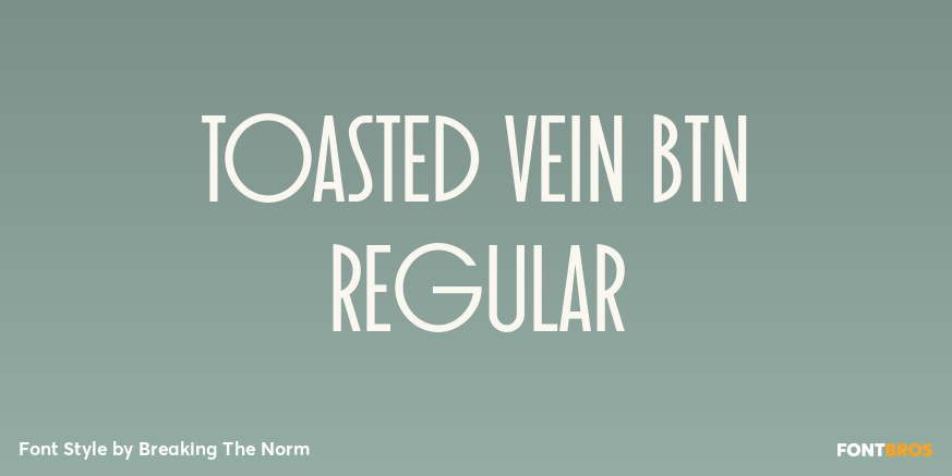 Toasted Vein BTN Regular Poster