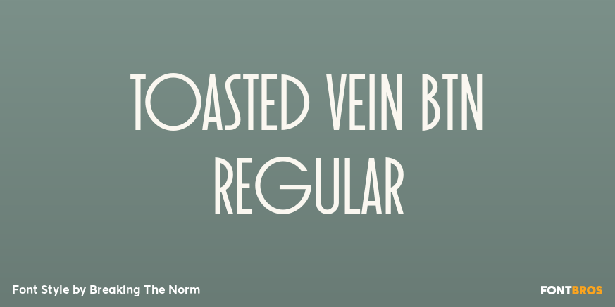 Toasted Vein BTN Regular Poster