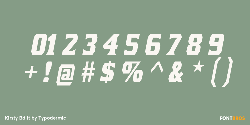 Kirsty Bd It Font Poster #1