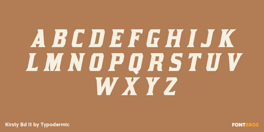 Kirsty Bd It Font Poster #1
