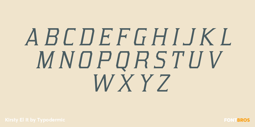 Kirsty El It Font Poster #1