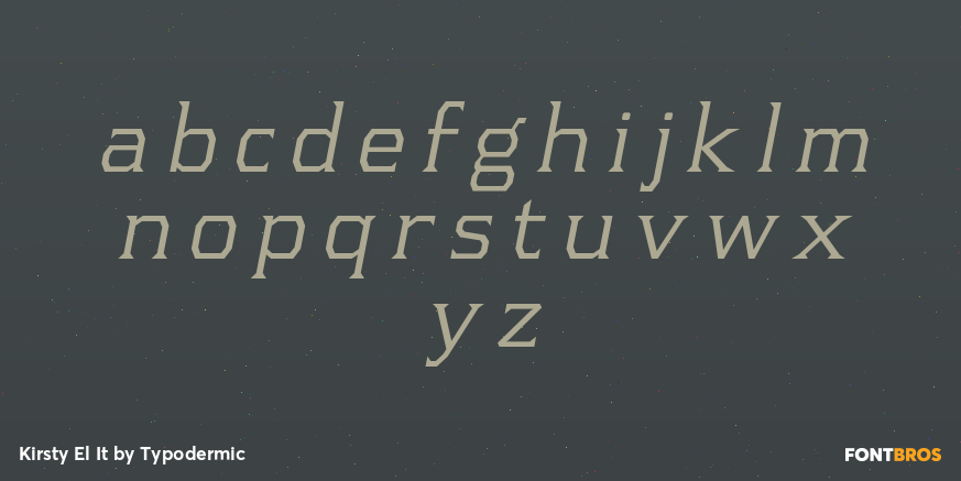 Kirsty El It Font Poster #1